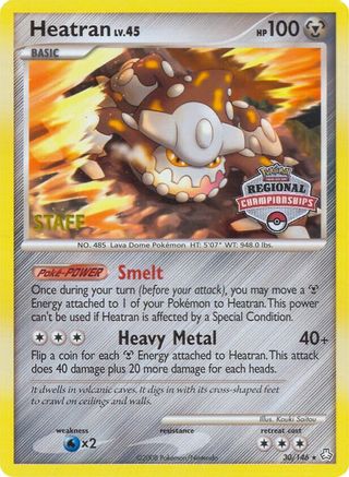 Heatran (Regional Championships) [Staff] 030/146  League & Championship Cards - Promo