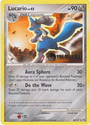 Lucario (Prerelease) 053/127  Diamond and Pearl Promos - Promo