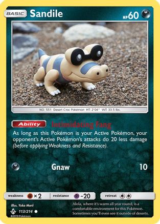 Sandile (113) (113) 113/214  SM  Unbroken Bonds - Common