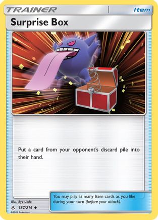 Surprise Box 187/214  SM  Unbroken Bonds - Uncommon