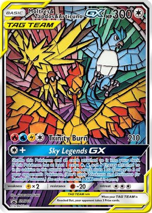 SEALED Moltres & Zapdos & Articuno GX SM210 - Holofoil SM Promos - Promo