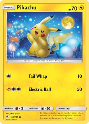 Pikachu (56) (56) 056/236  SM  Unified Minds - Common