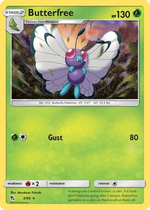 Butterfree 003/68  Hidden Fates - Rare
