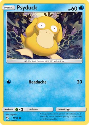 Psyduck 011/68  Hidden Fates - Common