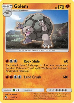 Golem 035/68  Hidden Fates - Rare