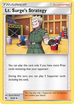 Lt. Surge's Strategy 060/68  Hidden Fates - Uncommon