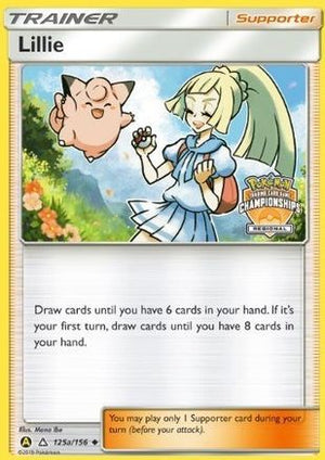 Lillie (Regional Championships) 125a/156  - Reverse Holofoil League & Championship Cards - Promo