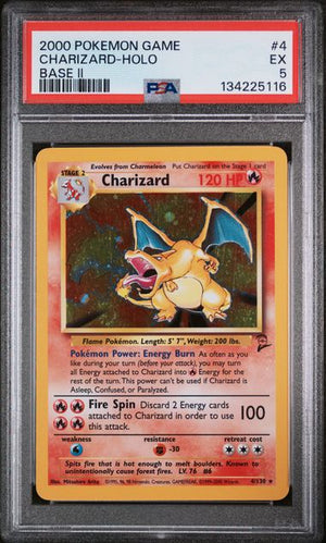 PSA 5 Base Set 2 Charizard Holo #4 (5116)