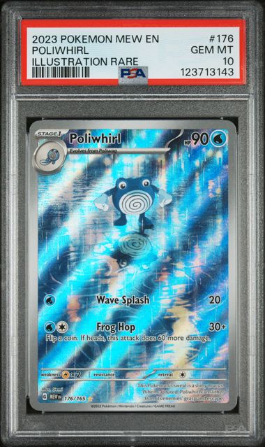 PSA 10 Poliwhirl 176/165 - SV 151 (3143)