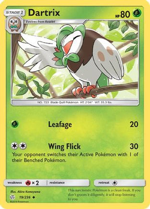 Dartrix 019/236  SM  Cosmic Eclipse - Uncommon