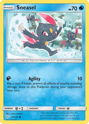 Sneasel 043/236  SM  Cosmic Eclipse - Common