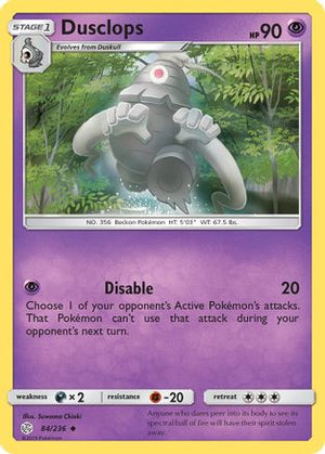 Dusclops 084/236  SM  Cosmic Eclipse - Uncommon