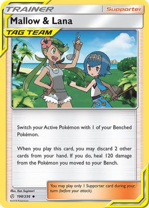 Mallow & Lana 198/236  SM  Cosmic Eclipse - Uncommon