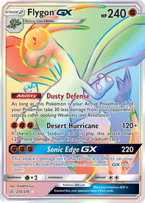 Flygon GX (Secret) 256  - Holofoil SM  Cosmic Eclipse - Secret Rare