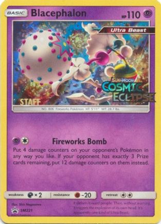 Blacephalon (Prerelease) [Staff] SM221  - Holofoil SM Promos - Promo