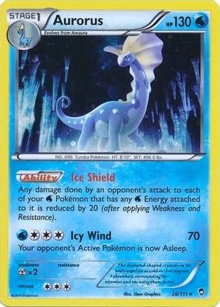 Aurorus (Cosmos Holo) 026/111  - Holofoil Miscellaneous Cards & Products - Promo