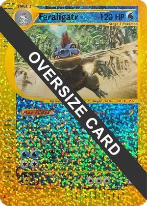 Feraligatr (Box Topper) 002/12  - Reverse Holofoil Jumbo Cards - Promo