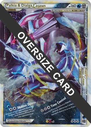 Palkia & Dialga Legends (Single Oversized Promo) 101/102  - Holofoil Jumbo Cards - Promo