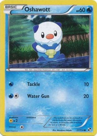 Oshawott (Cosmos Holo) 027/114  - Holofoil Alternate Art Promos - Promo