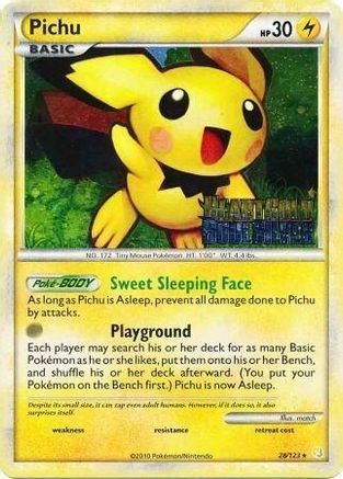 Pichu (Prerelease) 028/123  - Holofoil Nintendo Promos - Promo