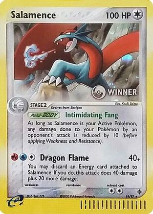 Salamence (e-League) [Winner] 019/97  - Holofoil Nintendo Promos - Promo