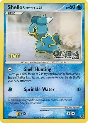 Shellos East Sea (Origins Game Fair 2008) [Staff] 106/132  Nintendo Promos - Promo