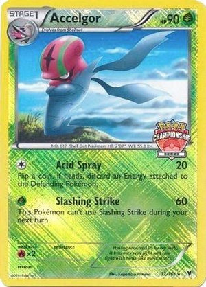 Accelgor (Championship Series) 012/101  - Reverse Holofoil League & Championship Cards - Promo