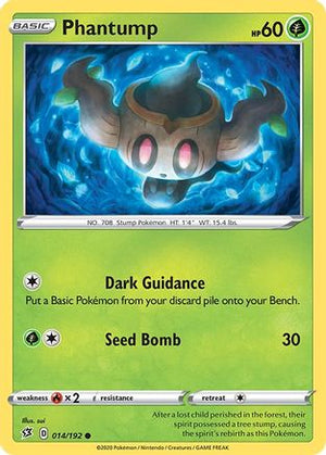 Phantump 014/192  SWSH02 Rebel Clash - Common