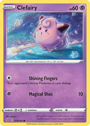 Clefairy 074/192  SWSH02 Rebel Clash - Common