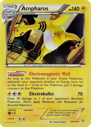 Ampharos (Cosmos Holo) 040/124  - Holofoil Blister Exclusives - Promo