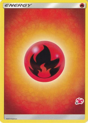 Fire Energy (#10 Charizard Stamped) (#10 Charizard Stamped)  Battle Academy - Promo