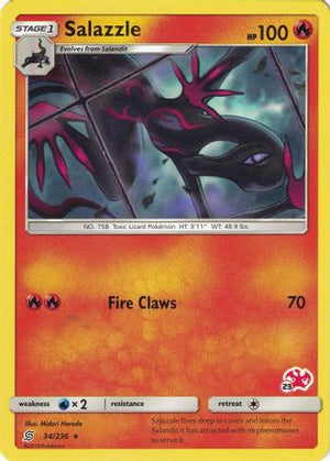 Salazzle (#23 Charizard Stamped) 034/236  Battle Academy - Promo