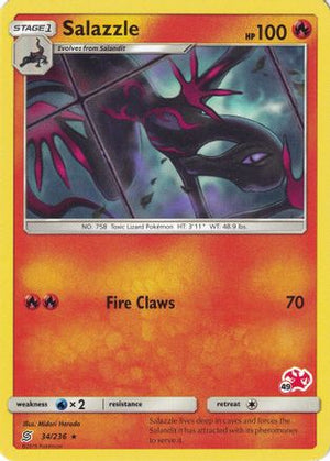 Salazzle (#49 Charizard Stamped) 034/236  Battle Academy - Promo