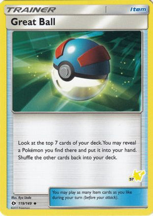 Great Ball (#57 Pikachu Stamped) 119/149  Battle Academy - Promo
