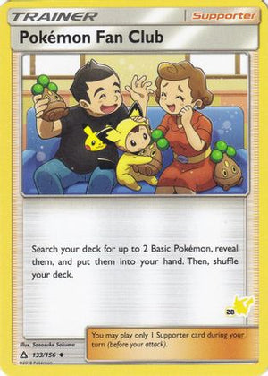 Pokemon Fan Club (#28 Pikachu Stamped) 133/156  Battle Academy - Promo