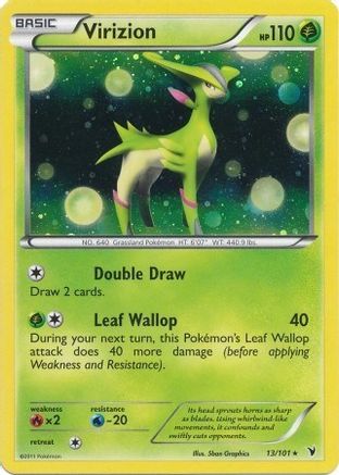 Virizion (Cosmos Holo) 013/101  - Holofoil Blister Exclusives - Promo