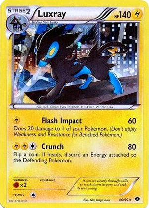 Luxray (Cracked Ice Holo) 046/99  - Holofoil Blister Exclusives - Promo