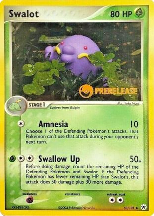 Swalot (Prerelease) 050/101  Nintendo Promos - Promo