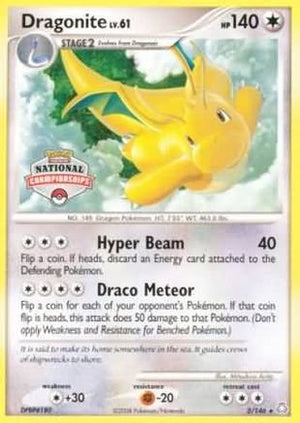 Dragonite (National Championships) 002/146  League & Championship Cards - Promo