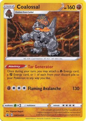 Coalossal SWSH054/054  - Holofoil SWSH Sword & Shield Promo Cards - Promo