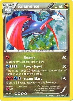 Salamence (Cosmos Holo) 057/108  - Holofoil Blister Exclusives - Promo