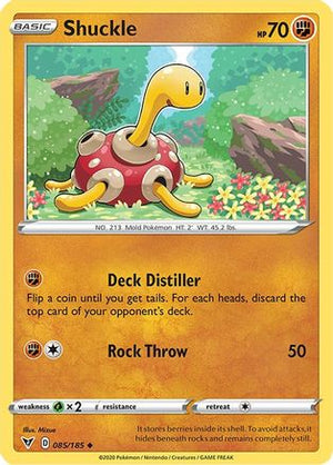 Shuckle 085/185  - Reverse Holofoil SWSH04 Vivid Voltage - Uncommon