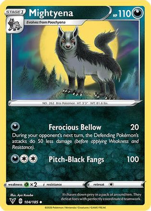 Mightyena 104/185  SWSH04 Vivid Voltage - Uncommon