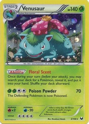 Venusaur (Cosmos Holo) 003/108  - Holofoil Blister Exclusives - Promo