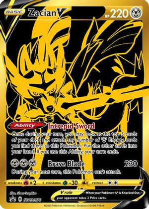 Zacian V SWSH076  - Holofoil SWSH Sword & Shield Promo Cards - Promo
