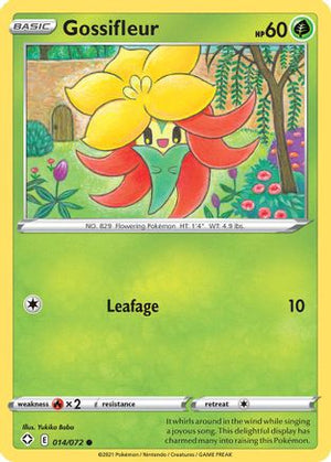 Gossifleur 014/072  - Reverse Holofoil Shining Fates - Common