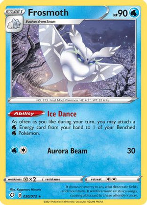 Frosmoth 030/072  - Holofoil Shining Fates - Holo Rare