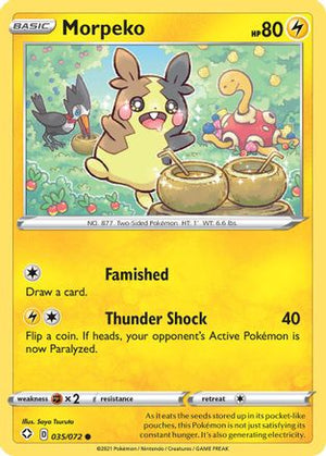 Morpeko (035) (035) 035/072  - Reverse Holofoil Shining Fates - Common
