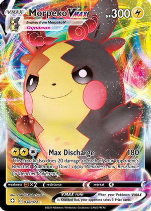 Morpeko VMAX 038/072  - Holofoil Shining Fates - Ultra Rare