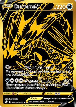 Eternatus V SV121/SV122  - Holofoil Shining Fates Shiny Vault - Shiny Holo Rare